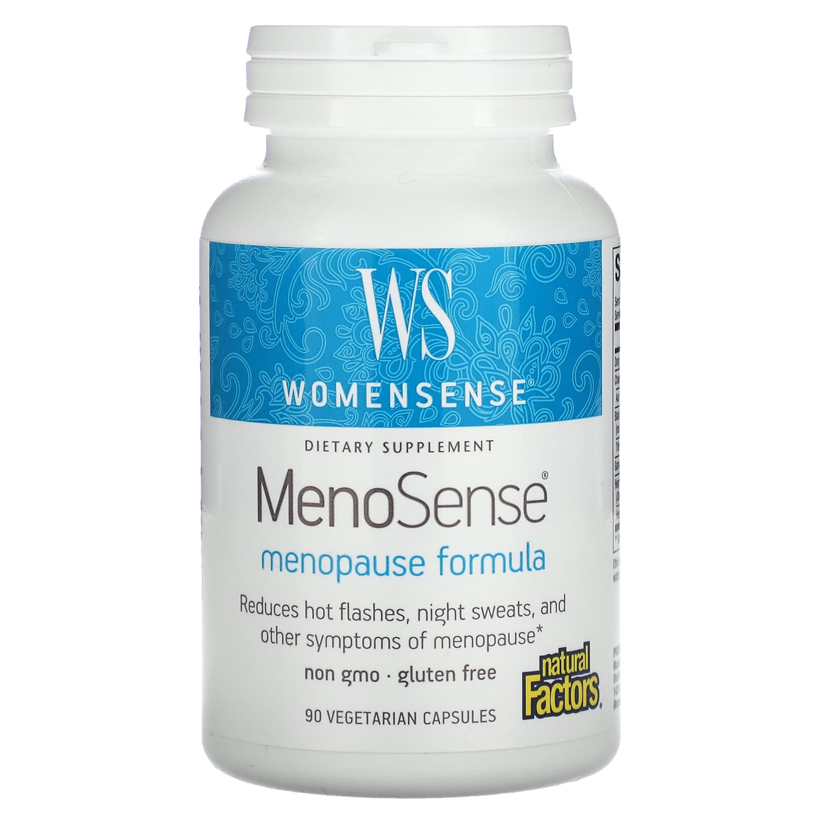Natural Factors, WomenSense, MenoSense, Menopause Formul, 90 Capsules UPC 068958049502 | Hilife Vitamins